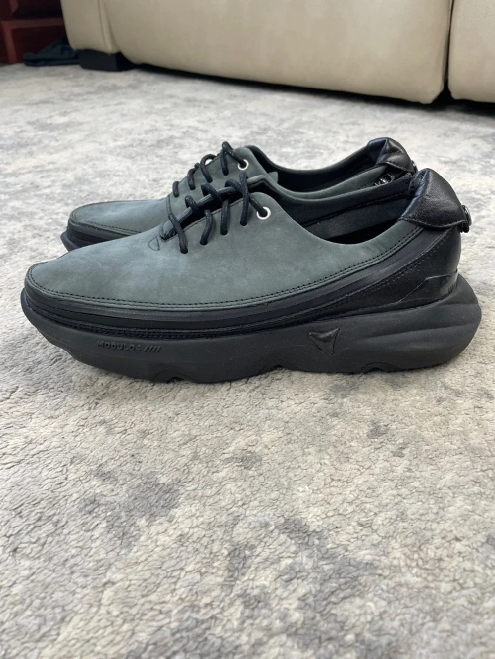 NIB ACBC Modulo 4 Lace Up Low Top Sneakers Zip Off Skin Sz 6.5
